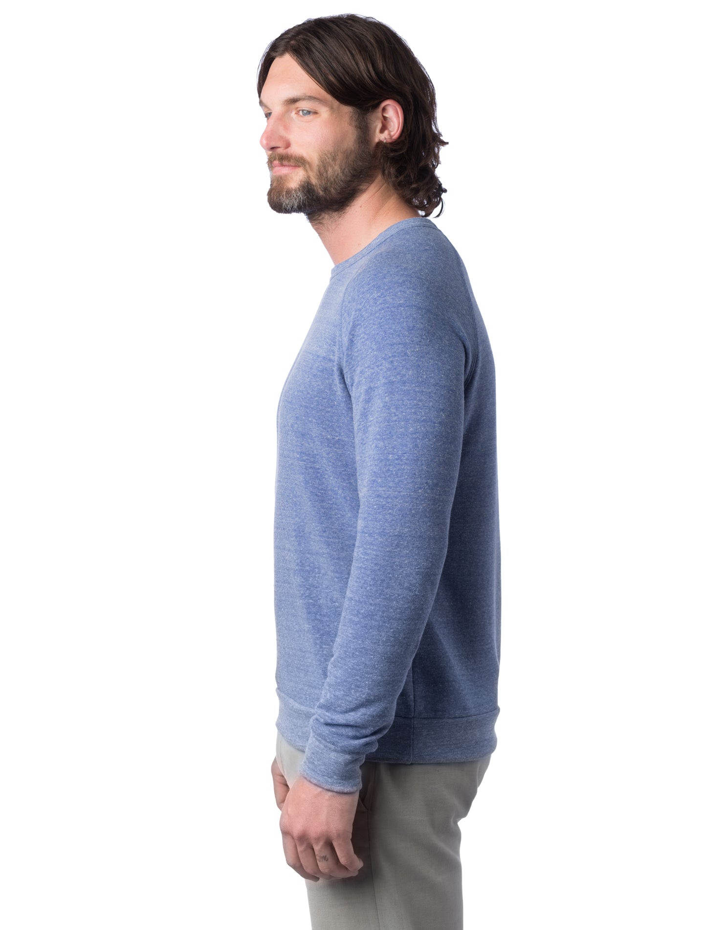 Unisex Champ Eco-Fleece Solid Sweatshirt - Eco Pacific Blue