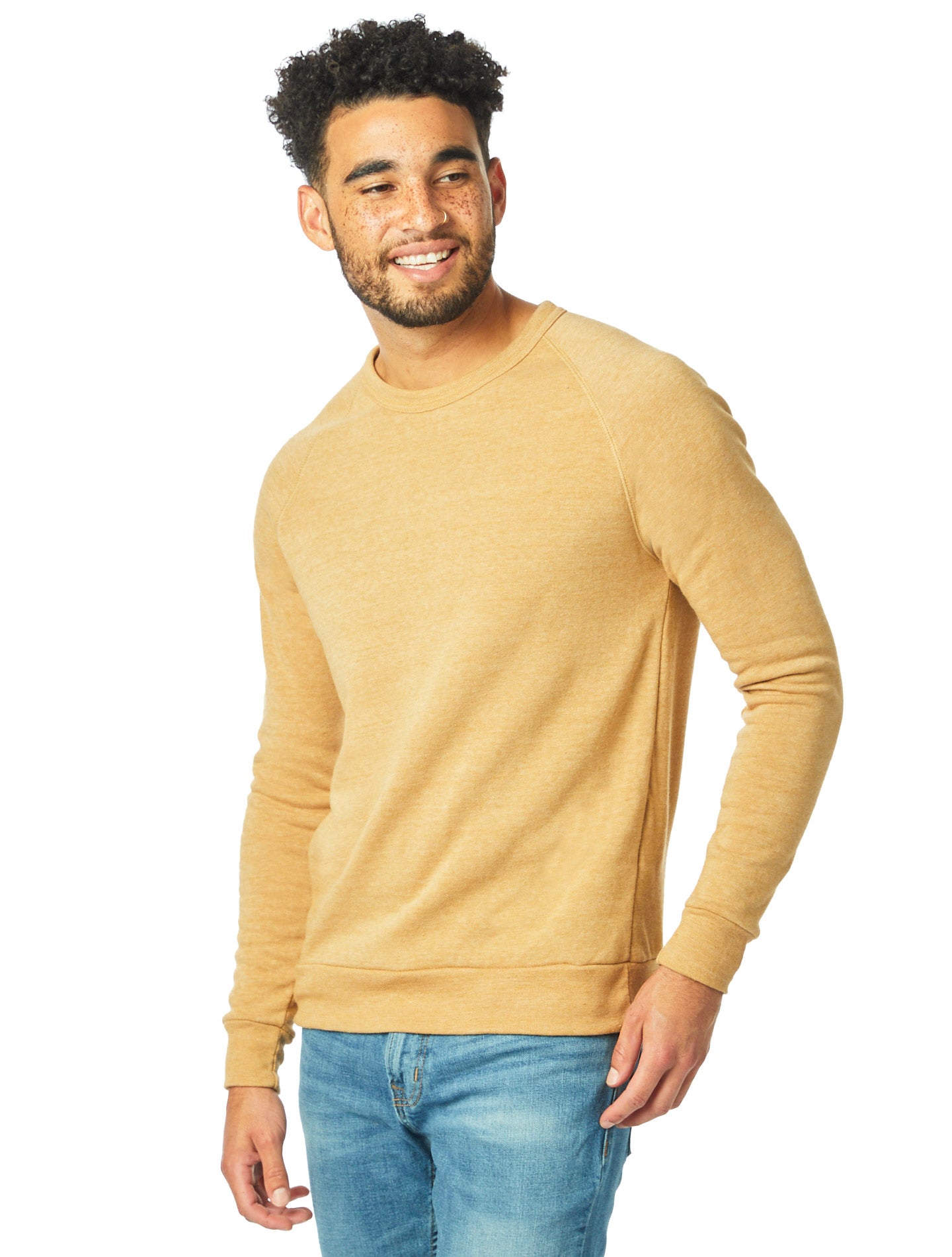 Unisex Champ Eco-Fleece Solid Sweatshirt - Eco True Camel