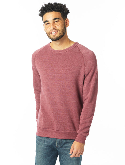 Unisex Champ Eco-Fleece Solid Sweatshirt - Eco True Currant