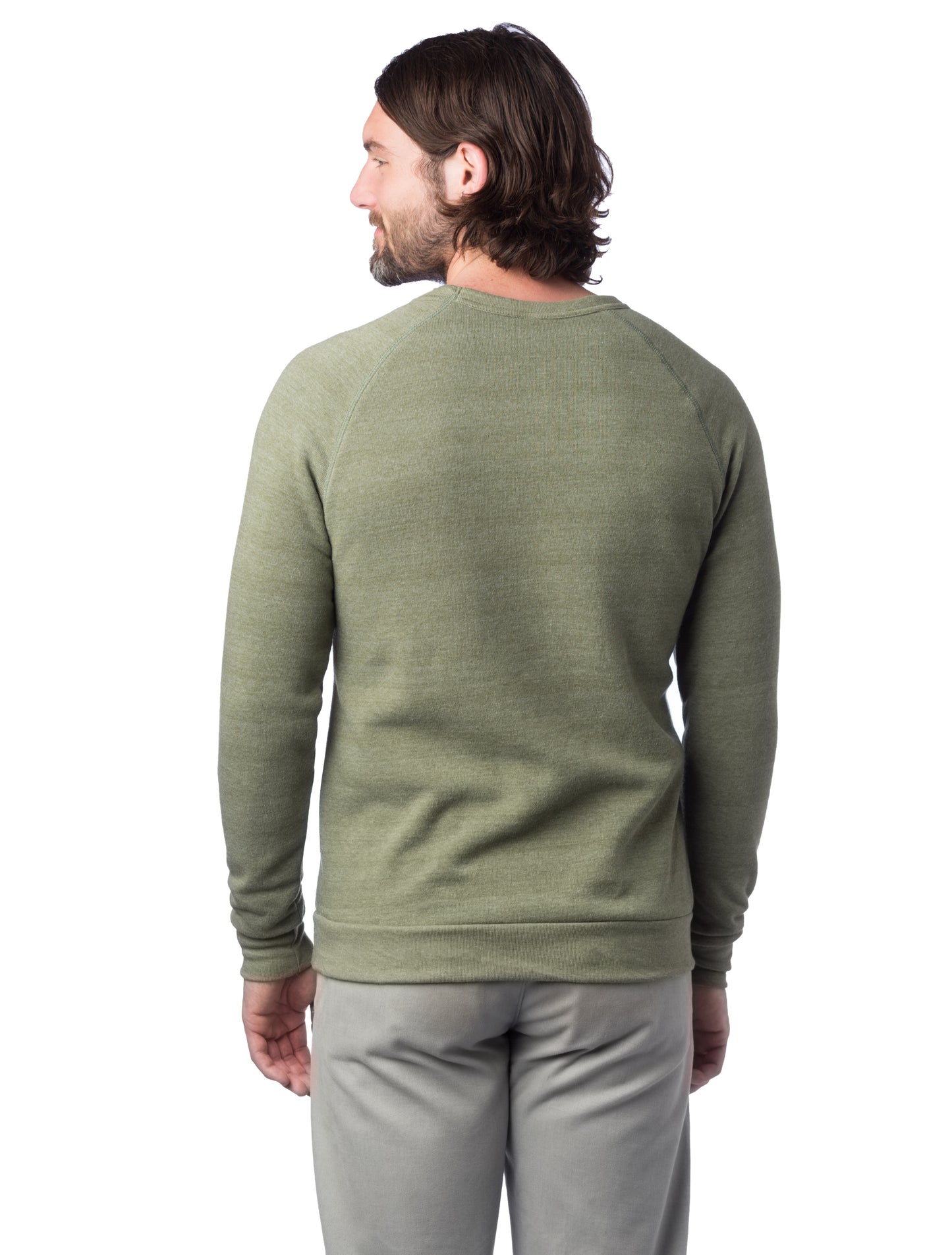 Unisex Champ Eco-Fleece Solid Sweatshirt - Eco Tr Army Green