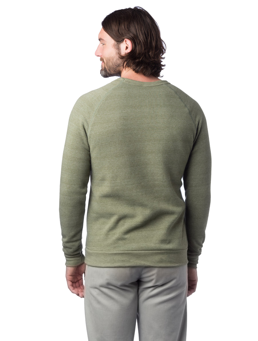 Unisex Champ Eco-Fleece Solid Sweatshirt - Eco Tr Army Green