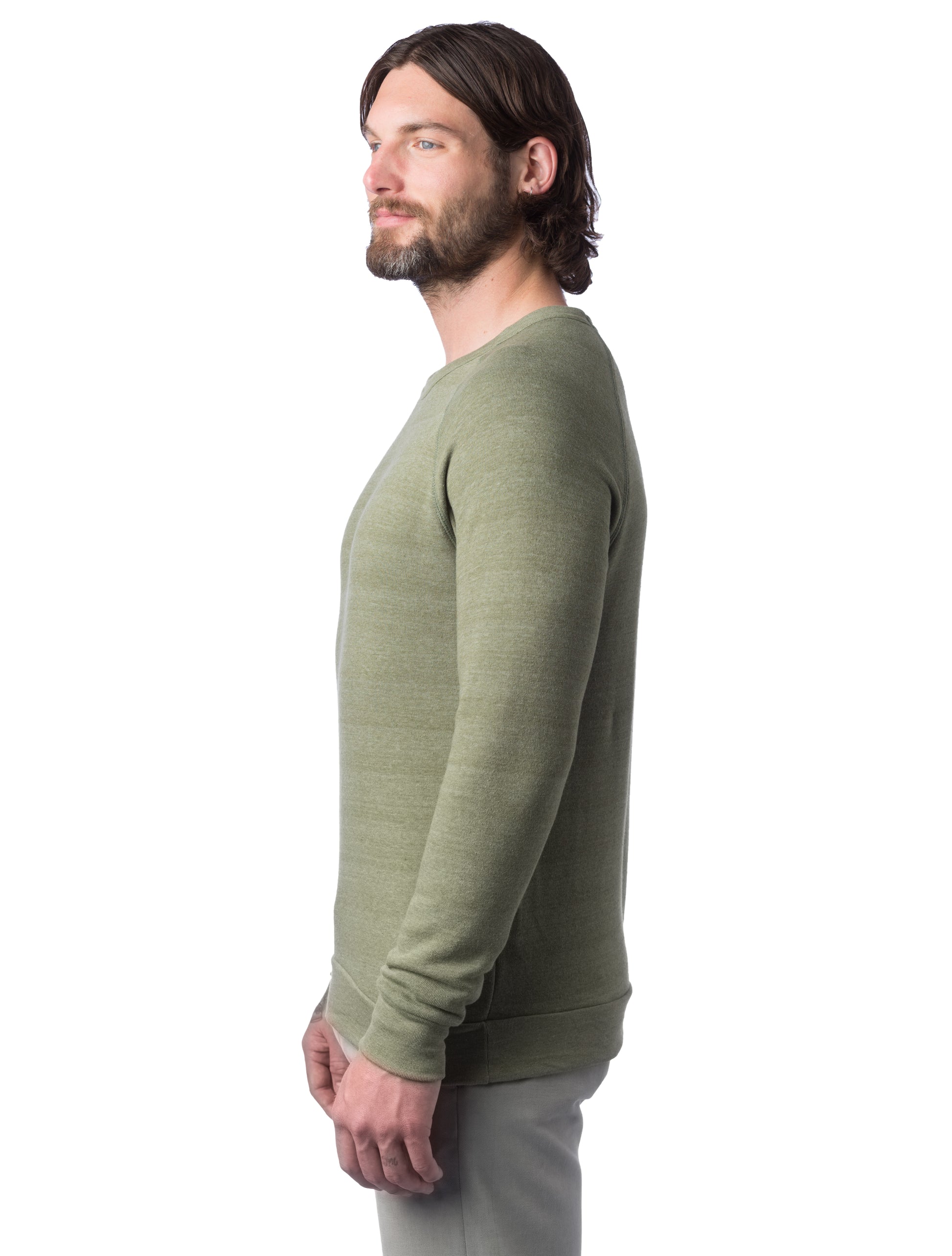 Unisex Champ Eco-Fleece Solid Sweatshirt - Eco Tr Army Green