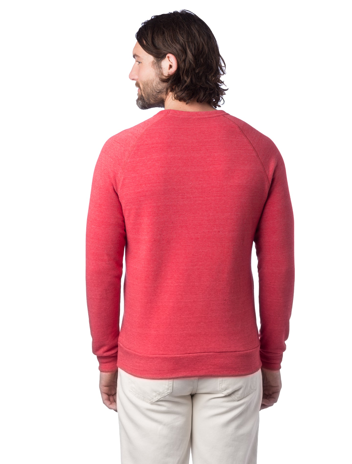Unisex Champ Eco-Fleece Solid Sweatshirt - Eco True Red