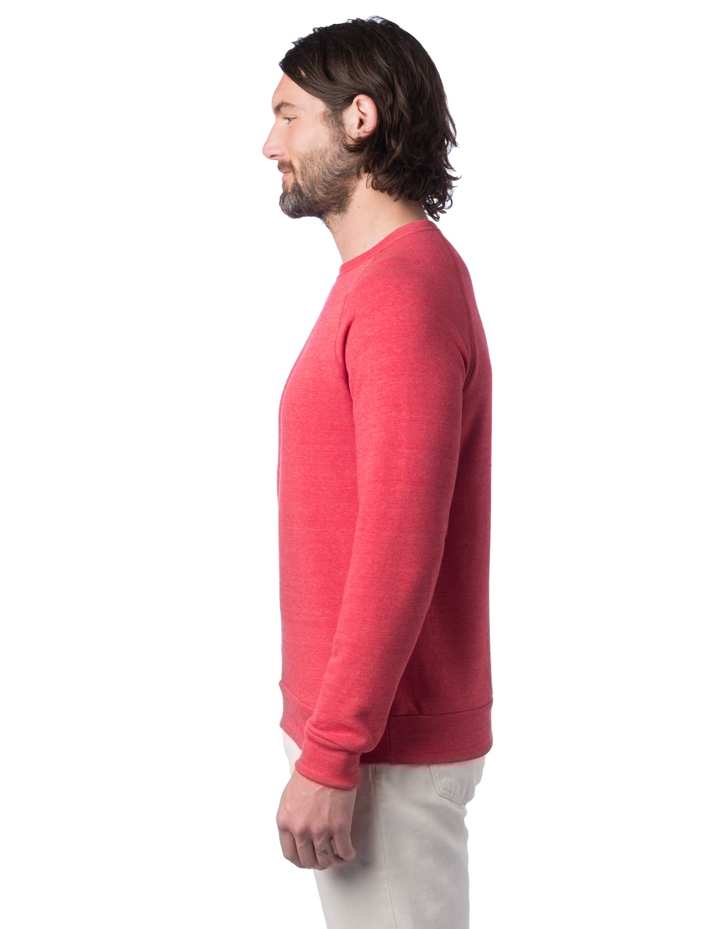 Unisex Champ Eco-Fleece Solid Sweatshirt - Eco True Red