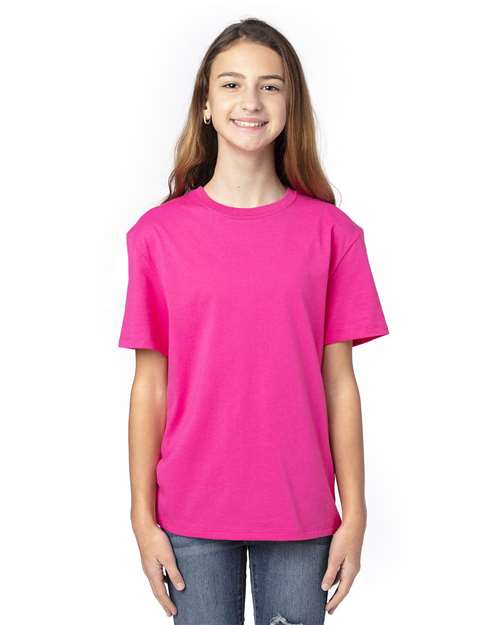 Threadfast Apparel 600A Hot Pink — on model front
