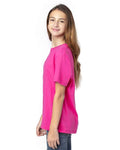 Threadfast Apparel 600A Hot Pink — on model side