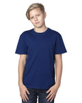Threadfast Apparel 600A Navy — on model front