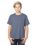 Threadfast Apparel 600A Navy Heather — on model front