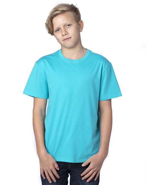 Threadfast Apparel 600A Pacific Blue — on model front