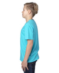 Threadfast Apparel 600A Pacific Blue — on model side