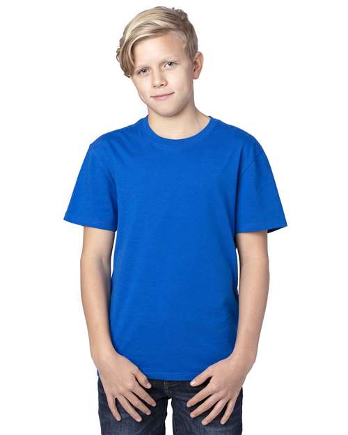 Threadfast Apparel 600A Royal — on model front