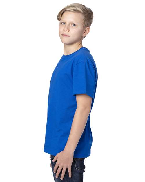 Threadfast Apparel 600A Royal — on model side