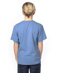 Threadfast Apparel 600A Royal Heather — on model back