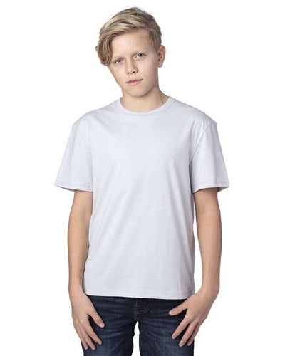 Threadfast Apparel 600A Silver — on model front