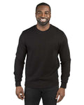 Threadfast Apparel 320C Black — on model front