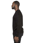 Threadfast Apparel 320C Black — on model side
