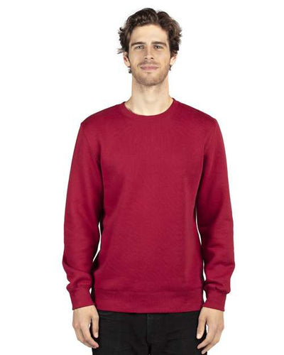 Threadfast Apparel 320C Burgundy — on model front