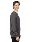 Threadfast Apparel 320C Charcoal Heather — on model side