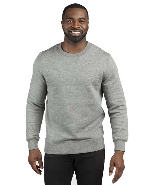 Threadfast Apparel 320C Heather Grey — on model front