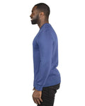 Threadfast Apparel 320C Navy — on model side