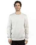 Threadfast Apparel 320C Oatmeal Heather — on model front