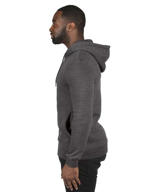 Threadfast Apparel 320H Charcoal Heather — on model side
