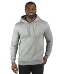 Threadfast Apparel 320H Heather Grey — on model front