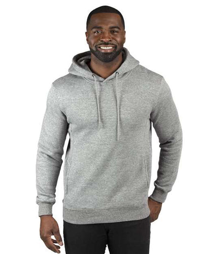 Threadfast Apparel 320H Heather Grey — on model front