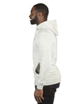 Threadfast Apparel 320H Oatmeal Heather — on model side