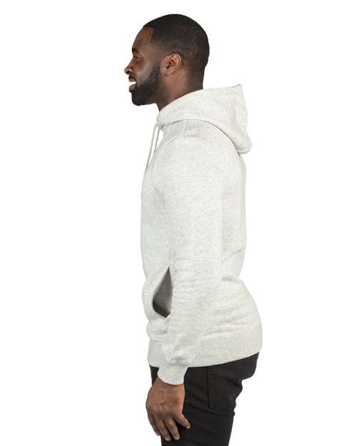 Threadfast Apparel 320H Oatmeal Heather — on model side