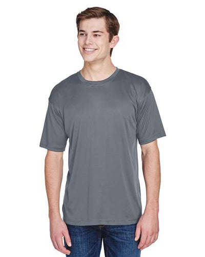 UltraClub 8620 Charcoal — on model front