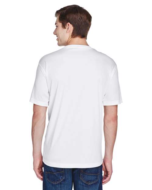 UltraClub 8620 White — on model back