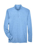 UltraClub 8618 Columbia Blue Heather — front