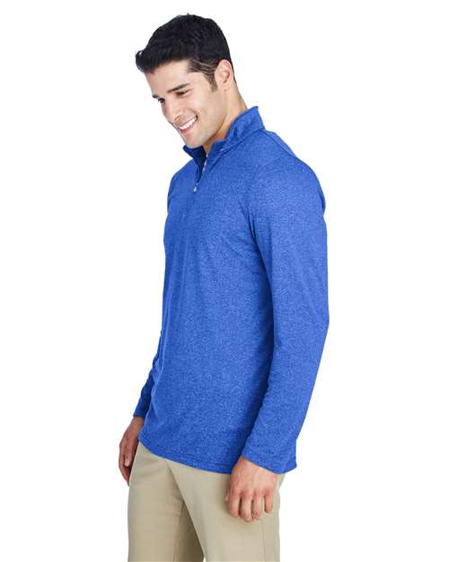 UltraClub 8618 Royal Heather — on model side