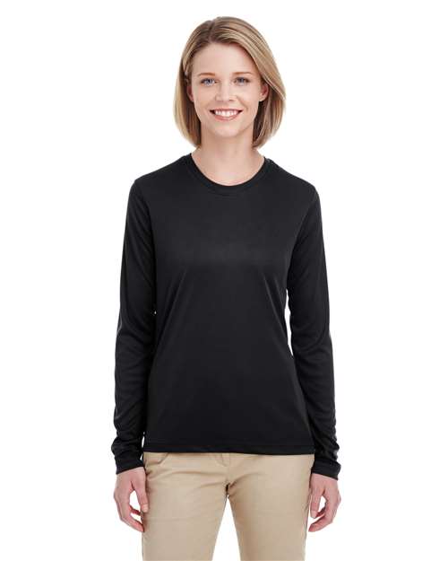 UltraClub 8622W Black — on model front