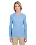 UltraClub 8622W Columbia Blue — on model front
