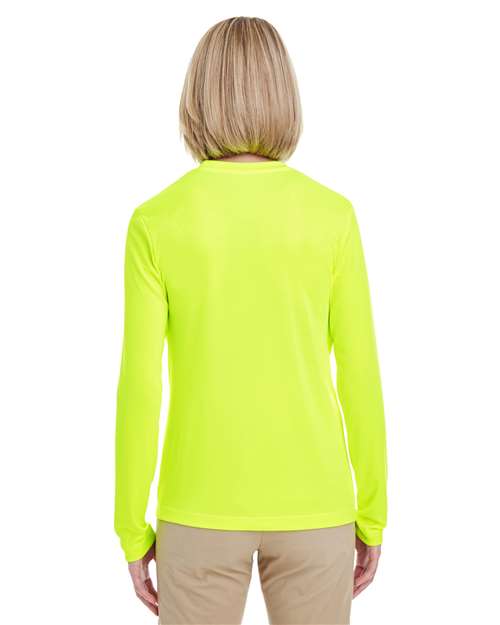 UltraClub 8622W Bright Yellow — on model back