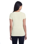 Threadfast Apparel 202A Cream Triblend — on model back