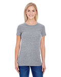 Threadfast Apparel 202A Grey Triblend — on model front