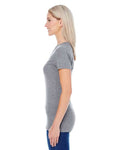 Threadfast Apparel 202A Grey Triblend — on model side