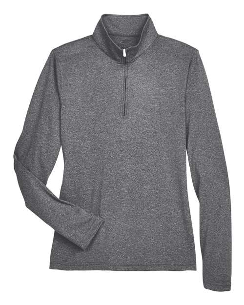 UltraClub 8618W Black Heather — front