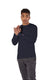 Champion CC8C - Unisex Long-Sleeve T-Shirt - Navy