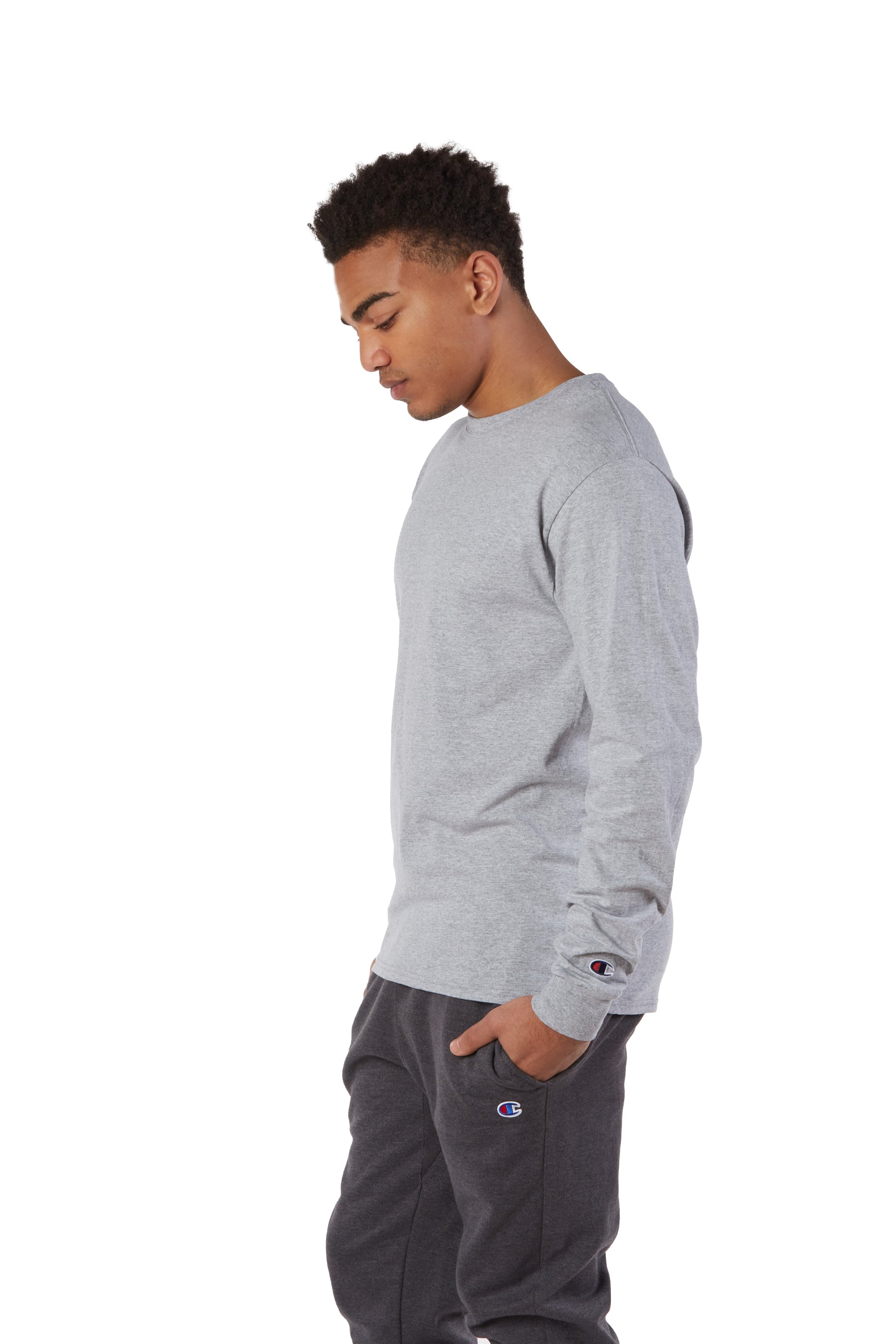 Unisex Long-Sleeve T-Shirt - Light Steel