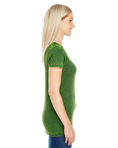 Threadfast Apparel 215B Emerald — on model side