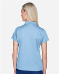 Harriton M315W Light Blue — on model back