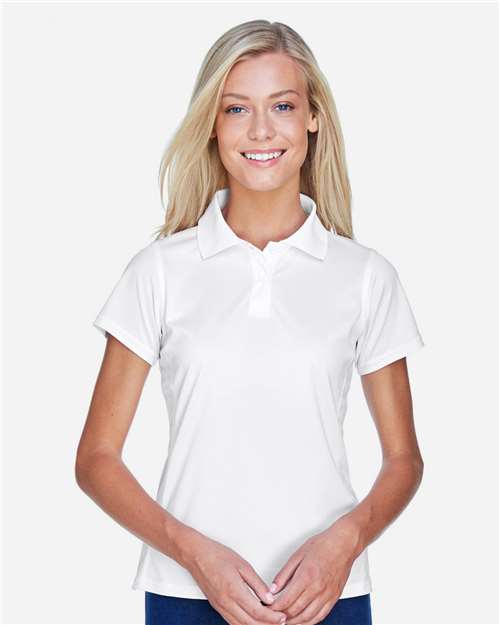 Harriton M315W White — on model front