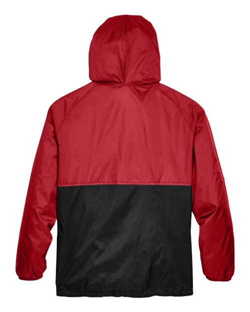Harriton M750 Red/ Black — back