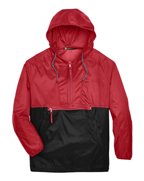 Harriton M750 Red/ Black — front