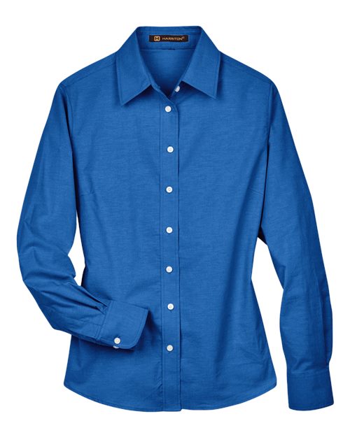 Harriton M600W French Blue — front