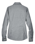 Harriton M600W Oxford Grey — back